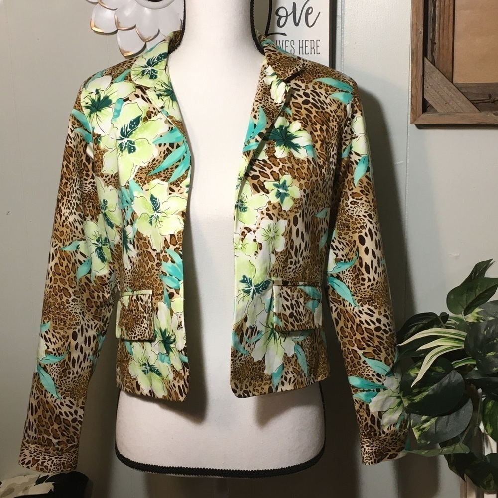 Patrick Christopher Crop Blazer - image 1